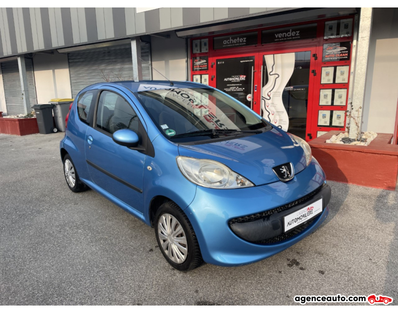 Achat voiture occasion, Auto occasion pas cher | Agence Auto Peugeot 107 1.0 70 cv Pack Clim Bleu Année 2006 Manuelle Essence
